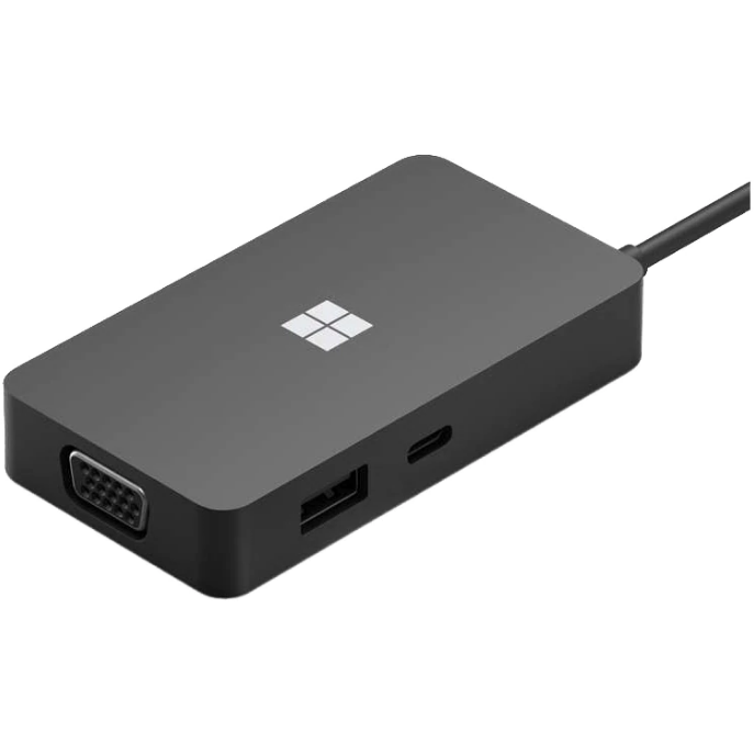 Adaptor multiport SWV-00008 Travel Hub USB-C  Gigabit HDMI VGA Negru