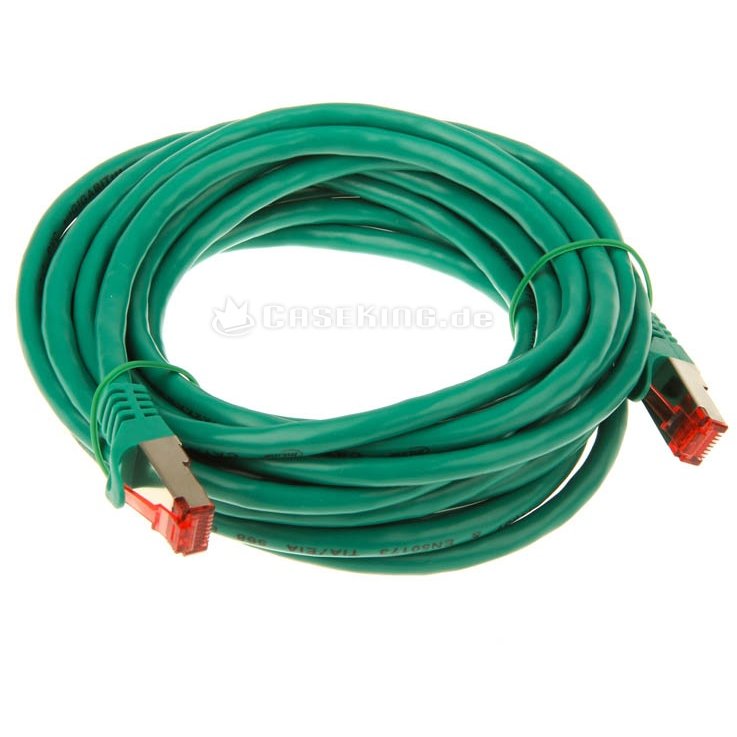 Patchcord S/FTP Cat 6 5m Green