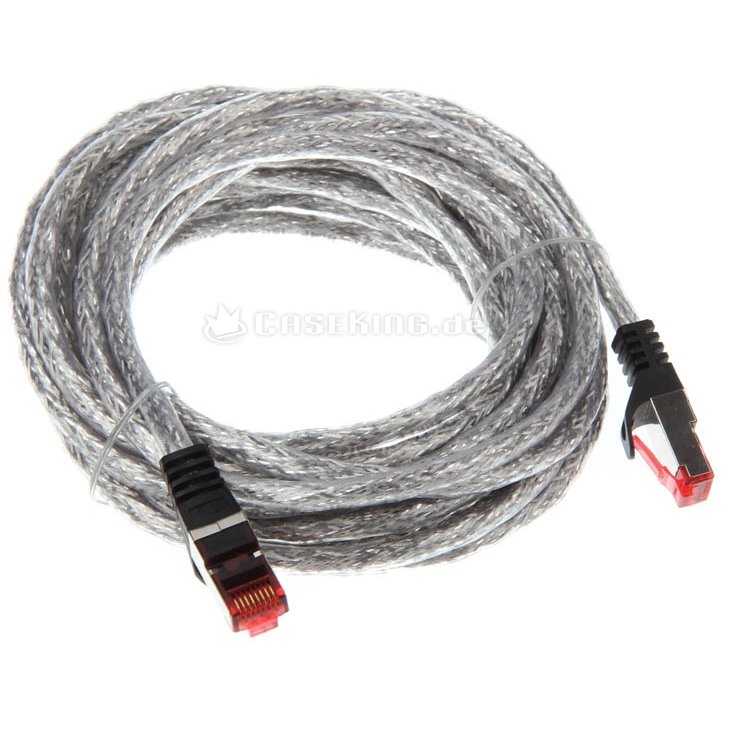 Patchcord S/FTP Cat 6 5m Transparent