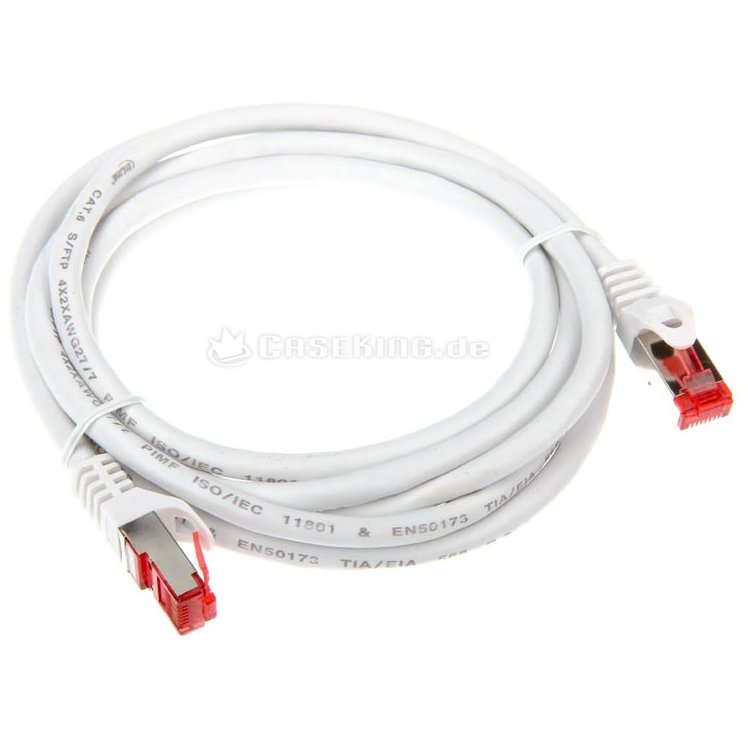 Patchcord S/FTP Cat 6 2m White