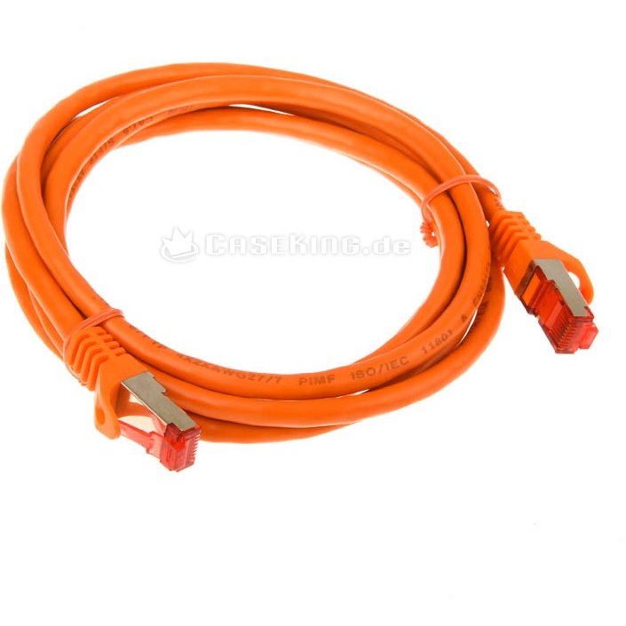 Patchcord S/FTP Cat 6 2m Orange