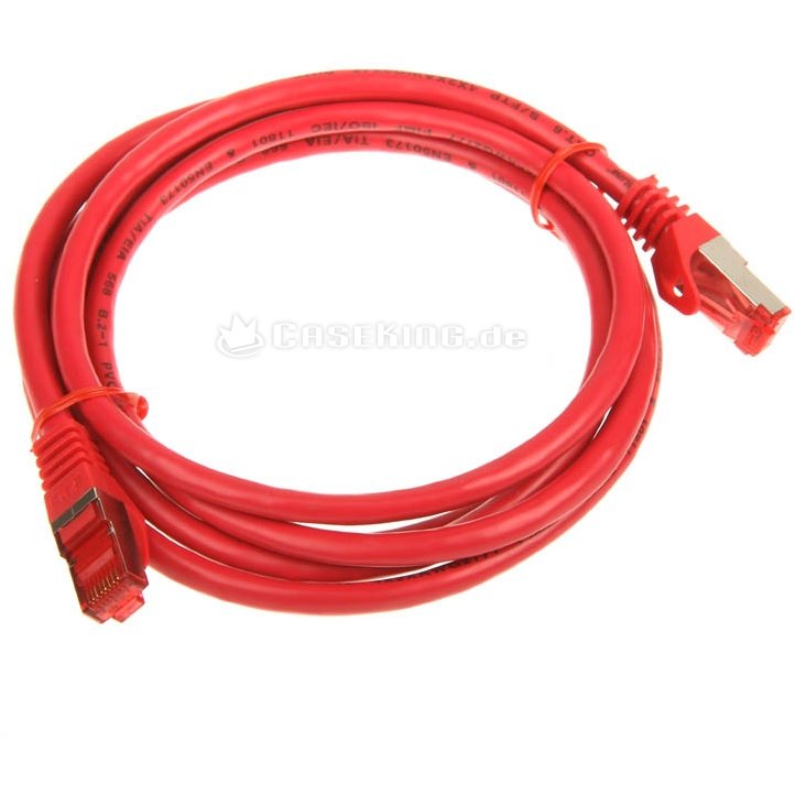 Patchcord S/FTP Cat 6 2m Red