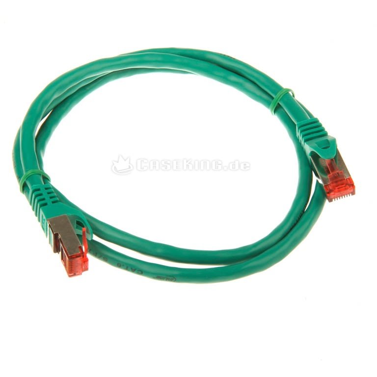 Patchcord S/FTP Cat 6 1m Green