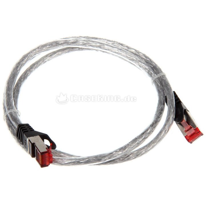 Patchcord S/FTP Cat 6 1m Transparent