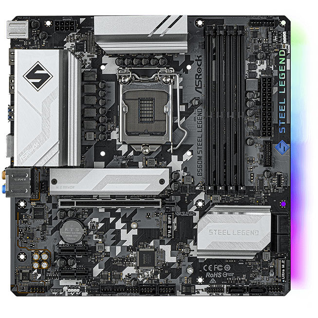 Placa de baza B560M STEEL LEGEND Intel LGA 1200 mATX