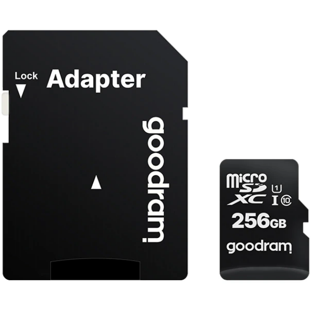 Card de memorie MicroSDXC 256GB Clasa 10 UHS-I + Adaptor SD