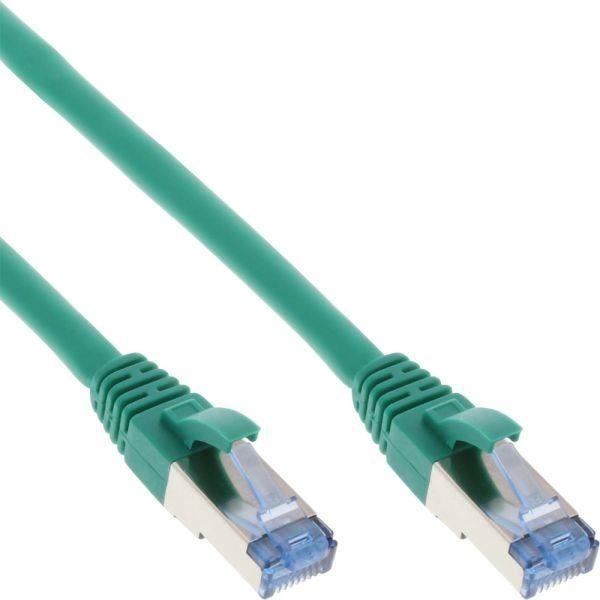 Patchcord S/FTP Cat 6A 1m Green