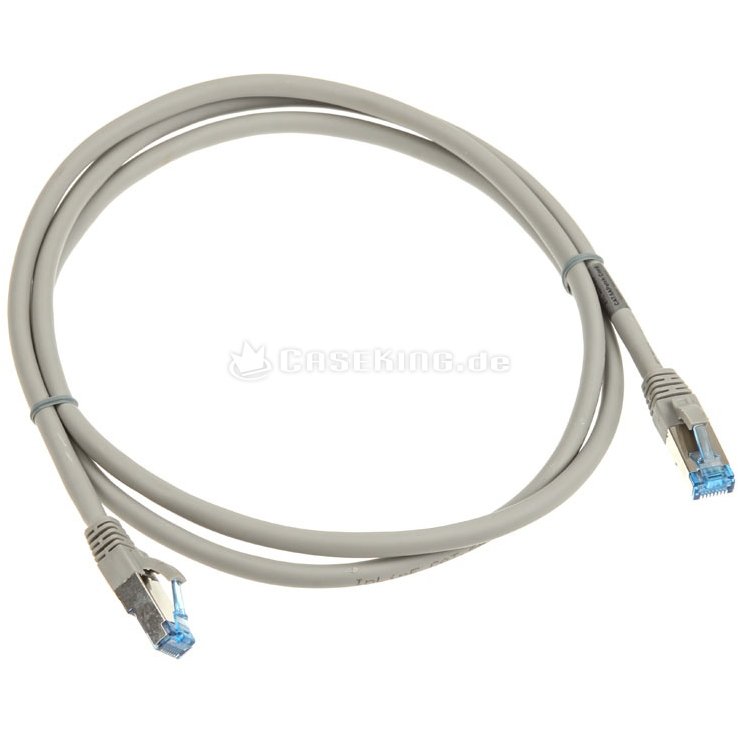 Patchcord S/FTP Cat 6A 5m Grey