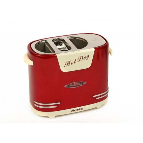 Aparat Hot Dog 0186 650W 5 trepte de putere Rosu