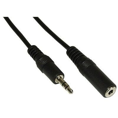 Extensie Jack InLine Jack 3.5mm - Jack 3.5mm 3m Black