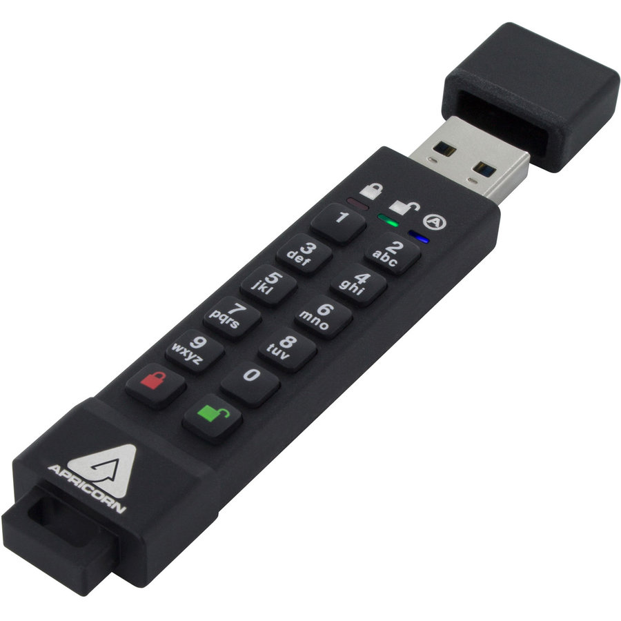 Memorie USB Aegis 128GB Secure Key 3z USB 3.1 Black