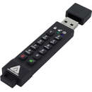 Memorie USB Apricorn Aegis 16GB Secure Key 3z USB 3.1 Black