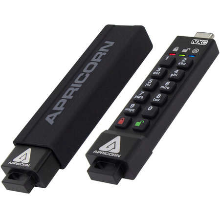 Memorie USB Apricorn Aegis 64GB Secure Key 3NXC USB 3.2 Black