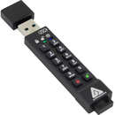 Memorie USB Apricorn Aegis 64GB Secure Key 3XN USB 3.2 Black
