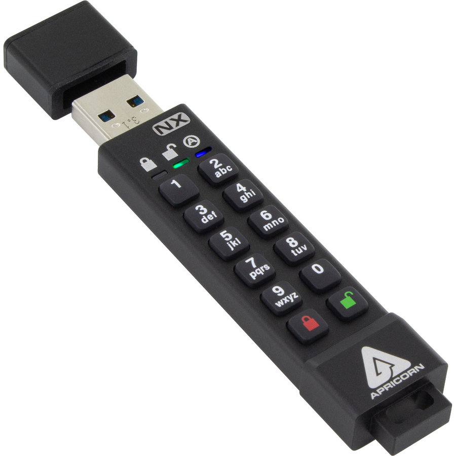 Memorie USB Aegis 128GB Secure Key 3XN USB 3.2 Black