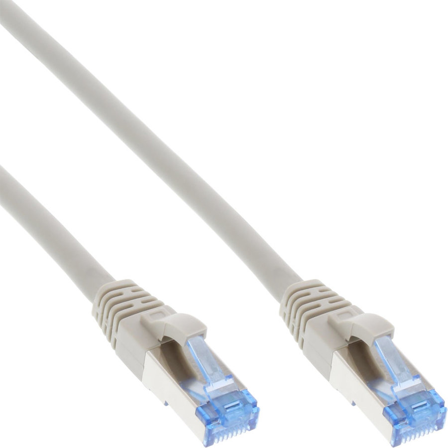 Patchcord S/FTP Cat 6A 0.5m Grey