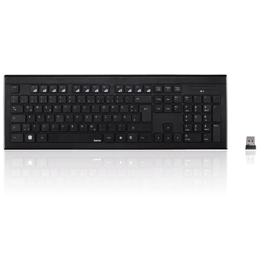 Tastatura Multimedia Cortino Wireless Negru