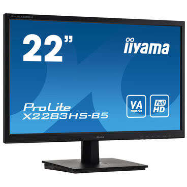 Monitor LED Iiyama ProLite X2283HS-B5 21.5 inch FHD VA 4ms Black