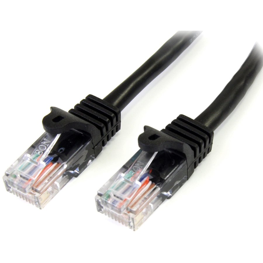 Patchcord UTP Cat 5e 0.5m Black