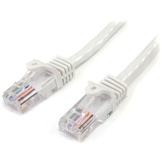 Patchcord UTP Cat 5e 1m White