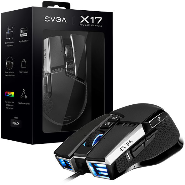 Mouse gaming X17 USB Black