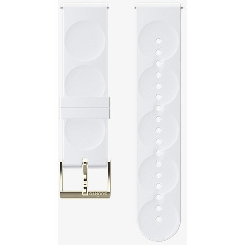 Curea ceas 3 Fitness 20mm Gold White