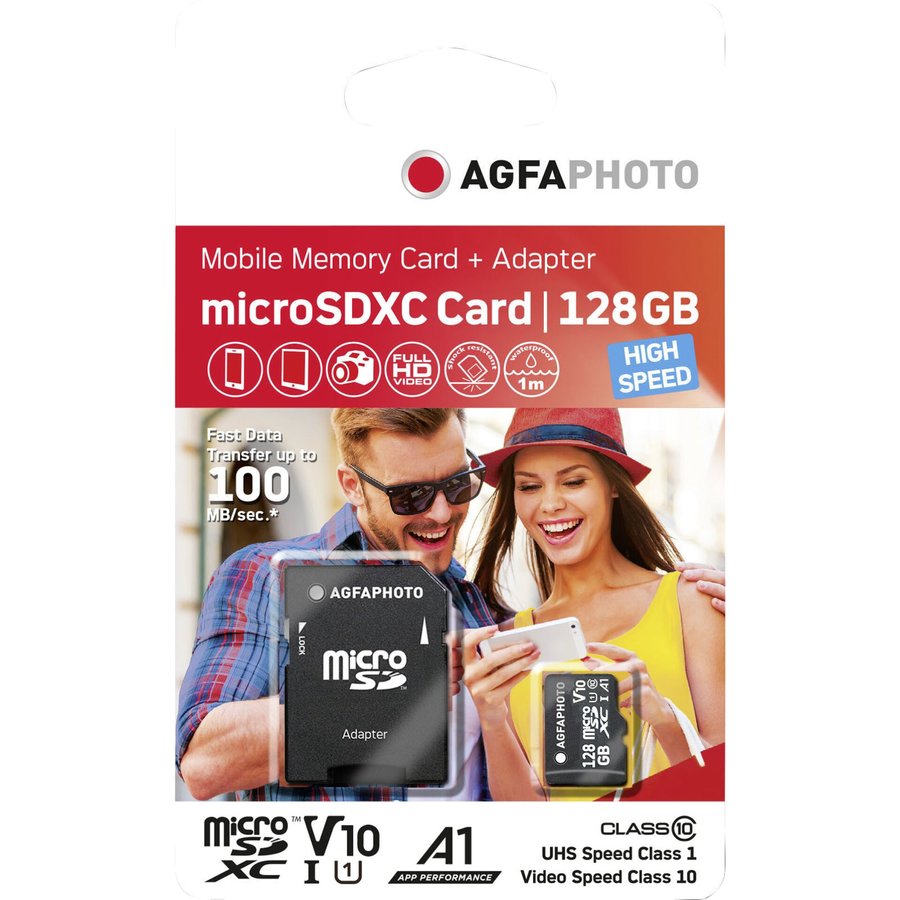 Card de memorie 128GB MicroSDXC Clasa 10 +Adaptor SD