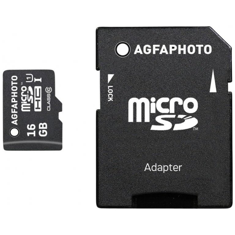 Card de memorie 16GB MicroSDHC Clasa 10 + Adaptor SD