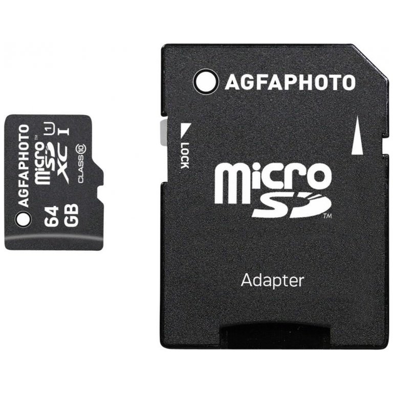 Card de memorie 64GB MicroSDXC Clasa 10 + Adaptor SD