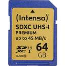 Premium 64GB SDXC Clasa 10 UHS-I