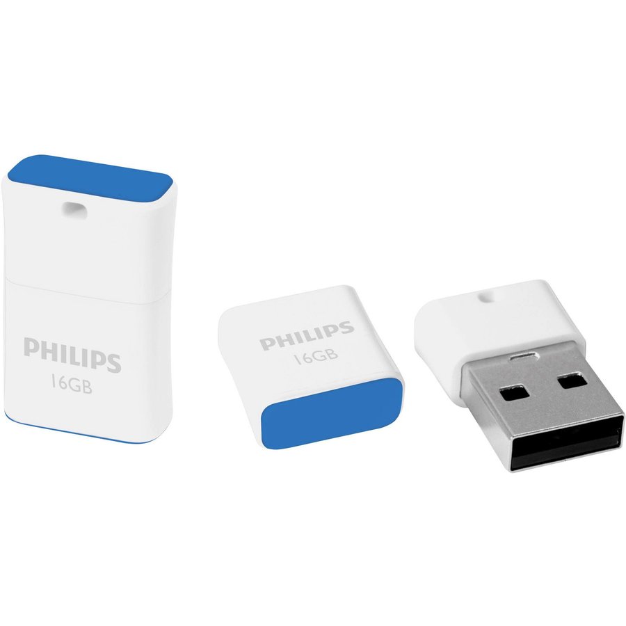Memorie USB Pico Edition 32GB USB 2.0 White Blue