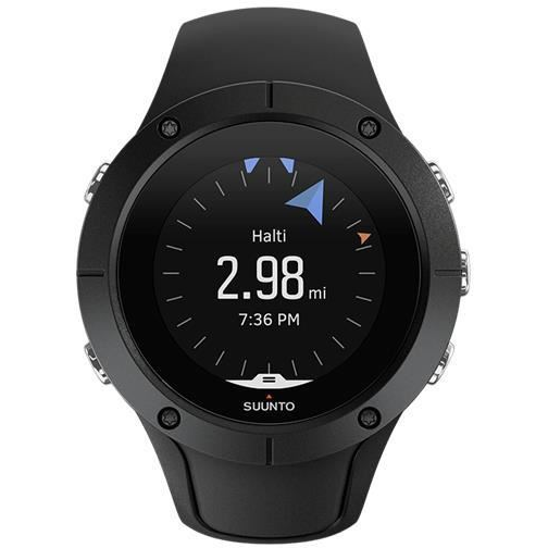 Ceas Sport Spartan Trainer HR 46mm Rezistent la Apa Negru