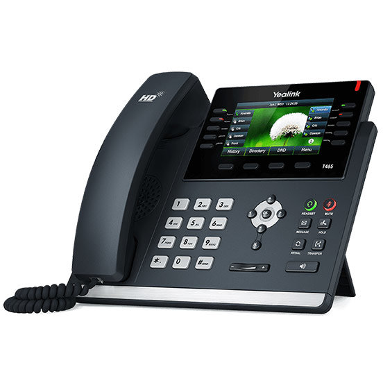 Telefon VoIP SIP-T46S Black