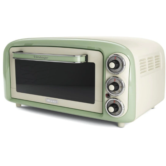Cuptor electric Vintage 979 18L  Putere 1380W Rustic Crem / Verde