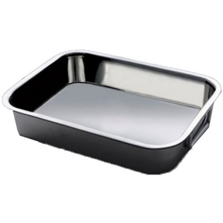 Tava dreptunghiulara cu manere laterale LASAGN40 40x31x8cm Inox