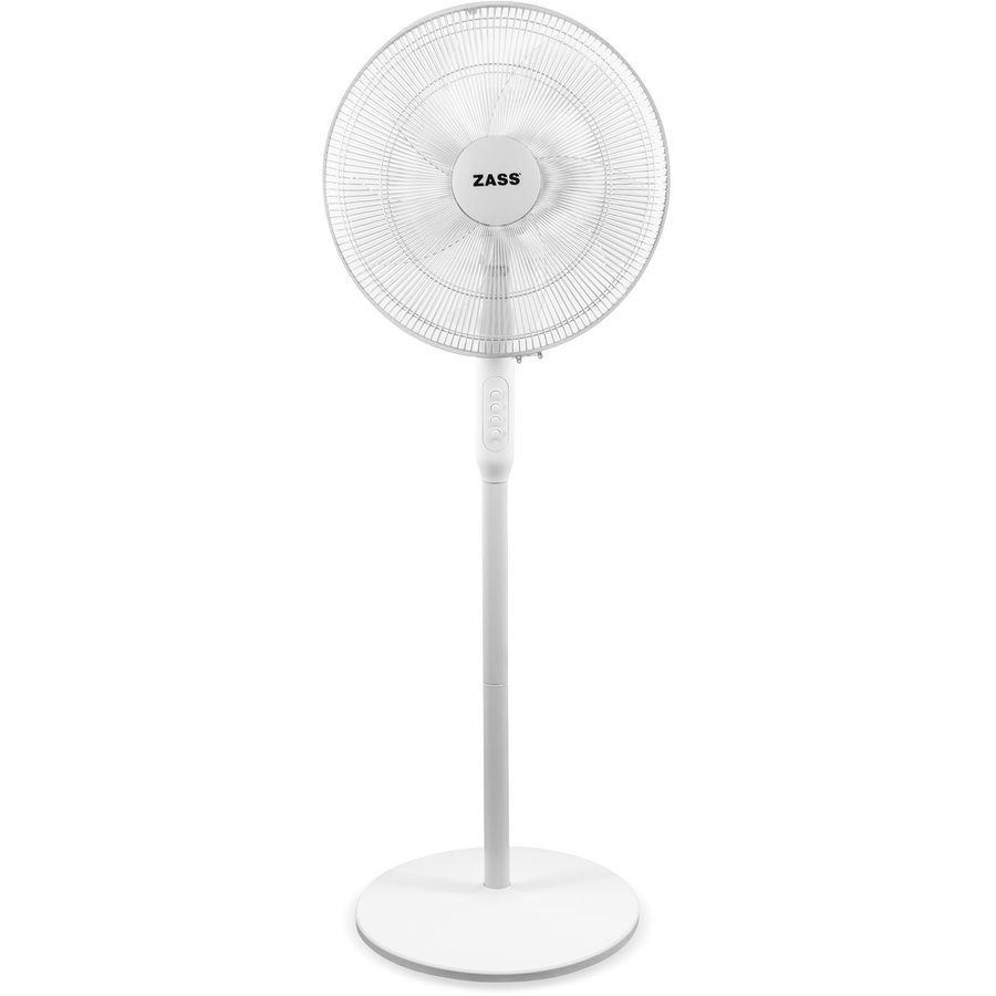 Ventilator cu picior Zass ZFA 1607 55W 3 trepte de viteza Alb