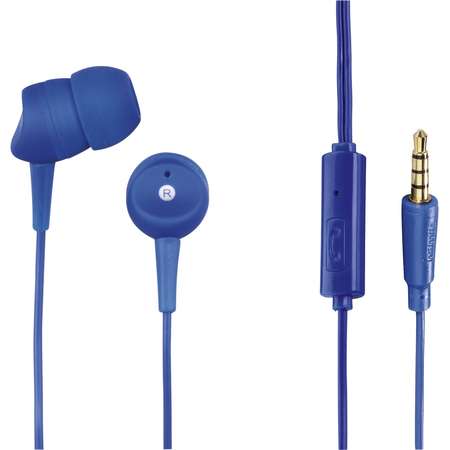 Casti Telefon Hama Basic4Phone In-Ear Microfon Blue