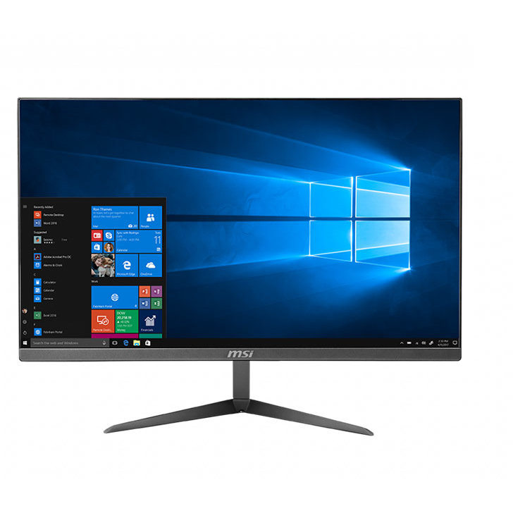 Sistem All in One PRO 24X 10M-042EU 23.8 inch FHD Intel Core i5-10210U 8GB DDR4 512GB SSD Windows 10 Home Silver