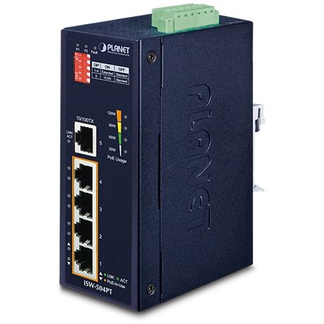 Switch Industrial ISW-504PT 5 porturi Blue