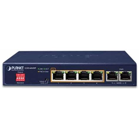 Switch GSD-604HP 6 porturi Blue