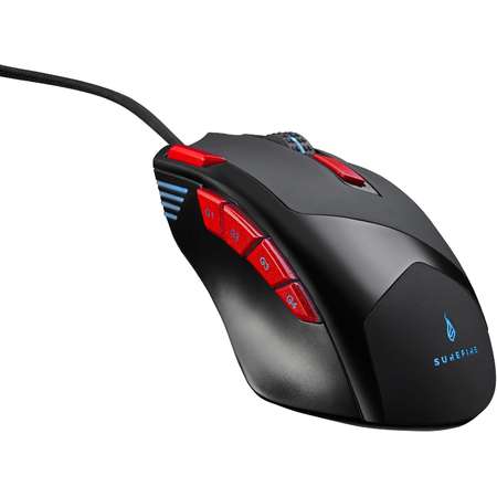 Mouse Gaming SURFIRE Eagle Claw RGB Black