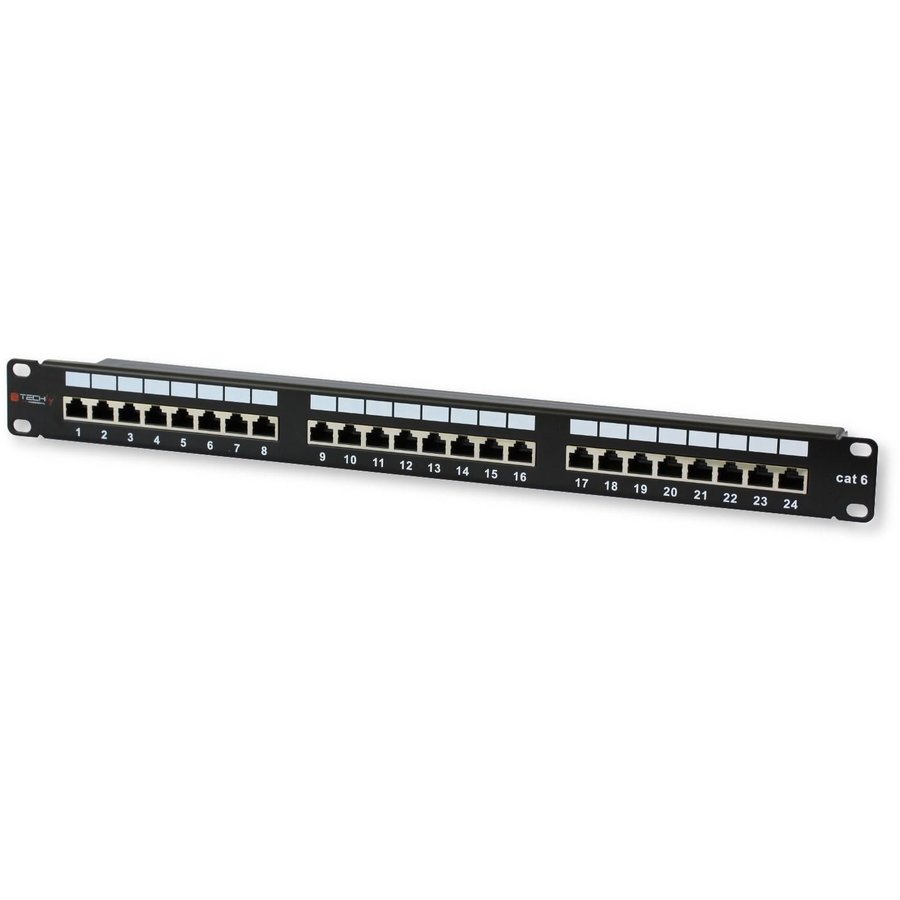 Patch Panel Cat 6 24 porturi 1U Black
