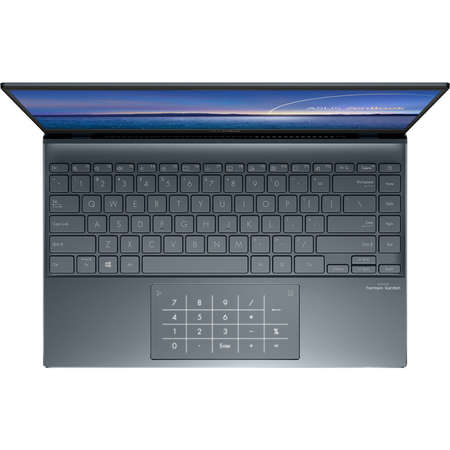 Laptop ASUS ZenBook 14 UM425UA-HM011T 14 inch FHD AMD Ryzen 5 5500U 8GB DDR4 512GB SSD Windows 10 Home Microsoft Office 365 Personal 1an Pine Grey