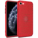 Husa Protectie Spate Lemontti Bubble Red pentru Apple iPhone SE 2020 / 8 / 7
