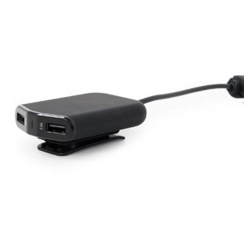 Incarcator auto EG-4U-CAR-01 4x USB 9.6 A Negru