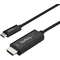 Cablu StarTech HDMI - USB-C 1m Black