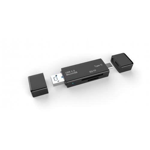 Card Reader UHB-CR3IN1-01 Extern Negru