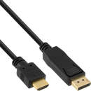 DisplayPort - HDMI 3m 4K 30 Hz Black