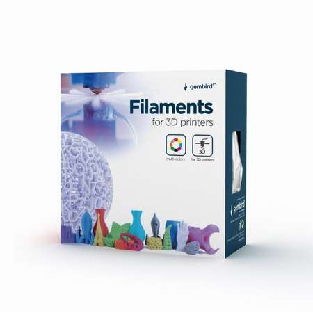 Filament pentru imprimanta 3D Gembird 3DP-PLA1.75-01-W PLA Alb 1.75mm 1kg