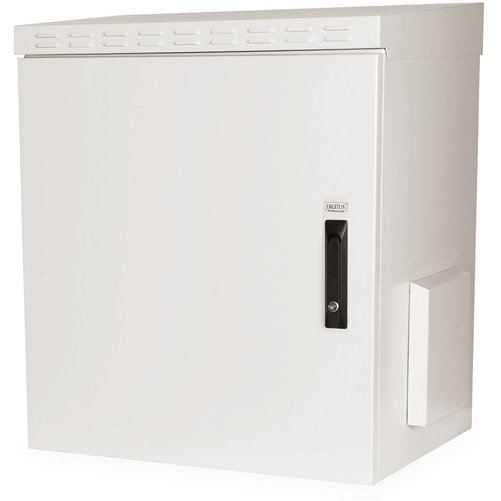 Cabinet metalic 19 inch 12U 450mm Light Grey